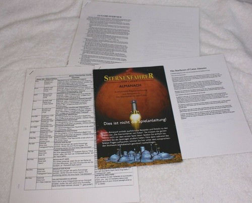 Complete 1st Starfarers Catan GERMAN W/ English rules Sternenfahrer Catan game  - Picture 2 of 12