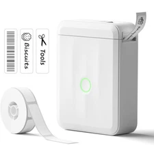 Label Maker Machine with Tape NIIMBOT Label Maker D110 Mini Portable Bluetooth
