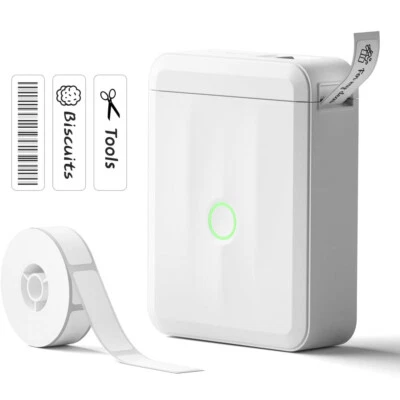 Label Maker Machine with Tape NIIMBOT Label Maker D110 Mini Portable Bluetooth