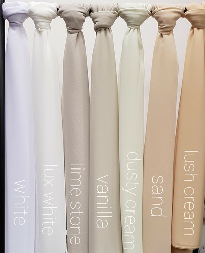 High Quality Plain Chiffon Hijab Scarf Shawl Wrap Soft Georgette Dubai Elegant - Picture 5 of 121