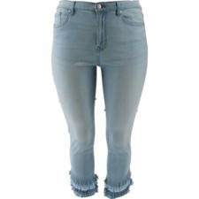 DG2 Diane Gilman Virtual Stretch Layer Crop Jean Women's, 14