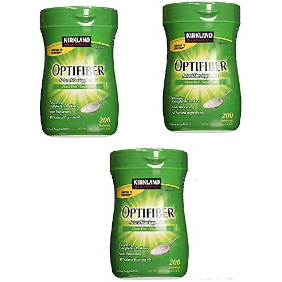 Kirkland Signature OPTIFIBER, 26.8 oz Each, 3-Pack | eBay