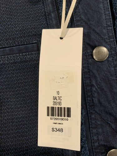 Women’s NWT Navy Etcetera Jean Jacket Size 10 - Picture 9 of 9