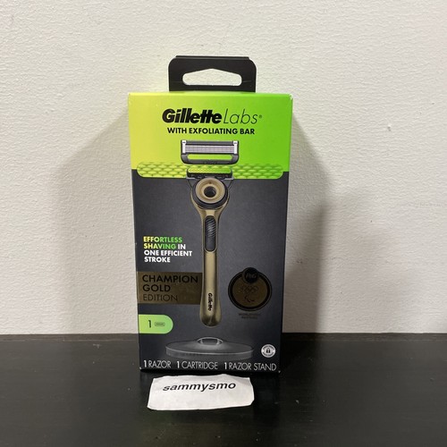 Gillette Labs With Exfoliating Bar Champion Gold Edition 1 Razor 1 Cartridge