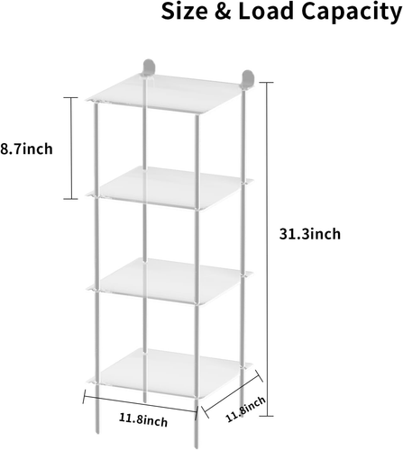 Acryl Eckregale Vitrinenregal Bücherregal, Parfümständer, Pflanzen Hochständeri - Bild 2 von 7