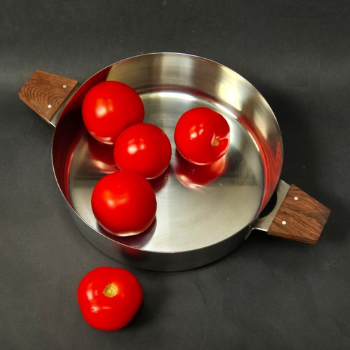 Vintage Lundtofte pot, stainless steel, Danish lidded pot, MCM Denmark, TOP - Picture 6 of 7