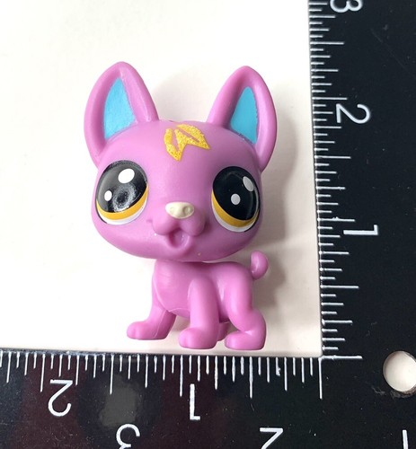 LPS Littlest Pet Shop Purple Poblano Yellow Leaves No# Authentic Lucky - Picture 3 of 3
