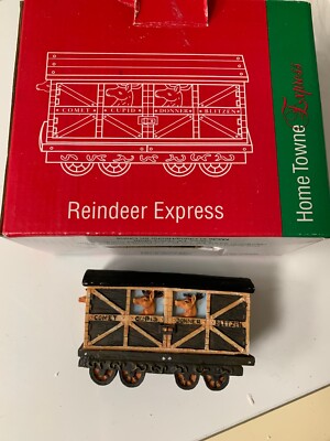 JC Penney Home Towne Reindeer Express Christmas Collection 1998 Week 43 Train