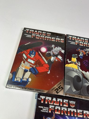 THE TRANSFORMERS SEASONS 1-4 TRANSFORMERS (DVD) Lot + The Movie Special Edition - Picture 2 of 8