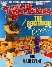 THE BERZERKER Autographed Custom WWF LJN FIGURE POSTER 8x10 Photo