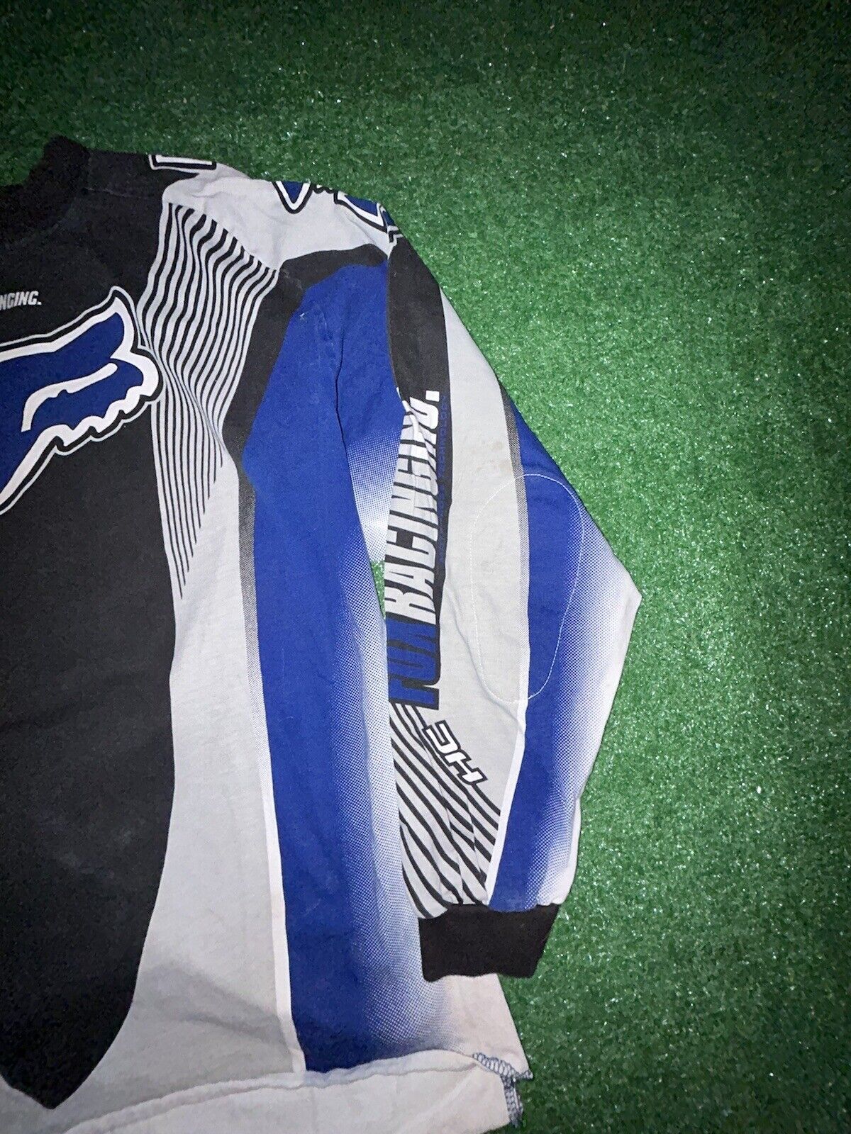 Vintage Fox Motocross Racing L/S Jersey Shirt - L | eBay