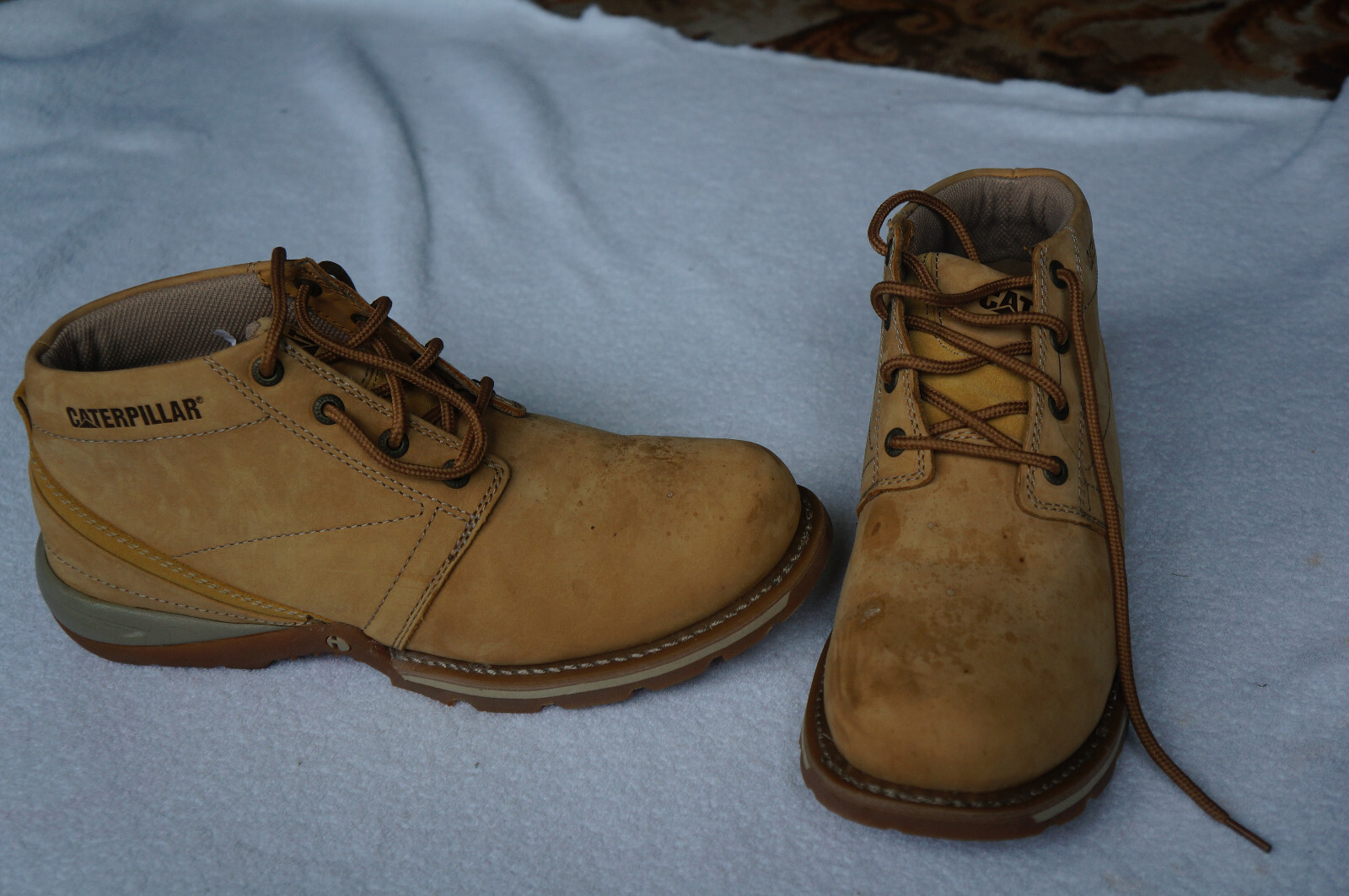 CATERPILLAR Harding Mens Leather Walking Boots UK9 EUR 43 eBay