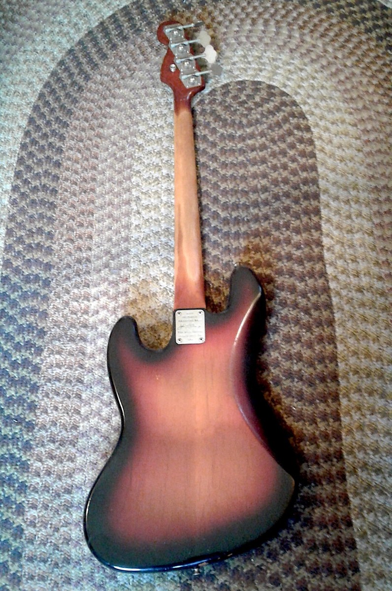 1991 JACO PASTORIUS 1/1 COLLECTORS SIGNATURE FRETLESS JAZZ BASS