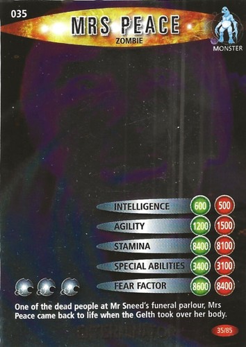 DOCTOR WHO TEST CARDS EXTERMINATOR BATTLES IN TIME 1 TO 85 CHOOSE - Picture 46 of 86