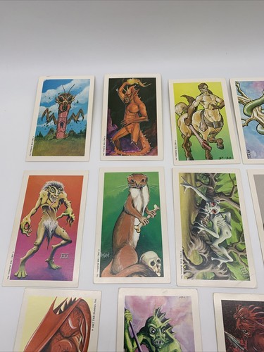 Juego de cartas de monstruo de mazmorras y dragones avanzados 1 pasatiempos TSR incompletos 1982 - Imagen 2 de 10