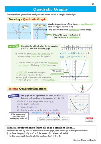 KS3 Maths Study Guide and Workbook with Answer Higher Level Years 7-9 CGP X - Picture 15 of 24