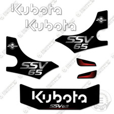 Fits Kubota SSV65 Decal Kit Skid Steer (2022+) - 7 YEAR OUTDOOR 3M VINYL!