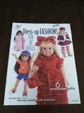 Dress Up Fashions for 18 Inch Dolls Crochet 6 Outf Patterns Annie's Attic 871039