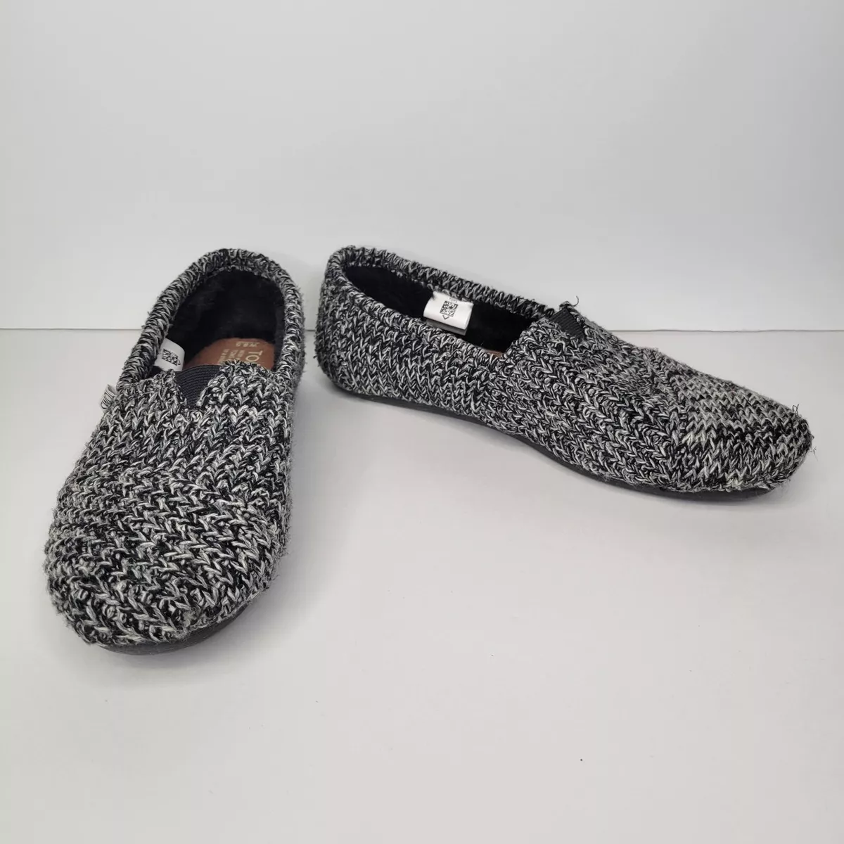 Toms sweater sales knit slippers