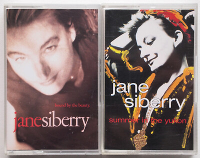 2x JANE SIBERRY CASSETTE TAPES JOB LOT BUNDLE SUMMER IN THE YUKON / BEAUTY BOUND