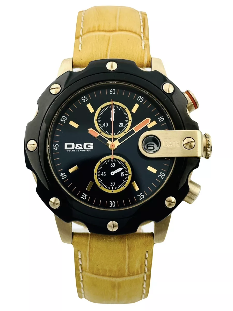 Montre chronographe multifonction D G Dolce Gabbana DW0363 pour homme Sean
