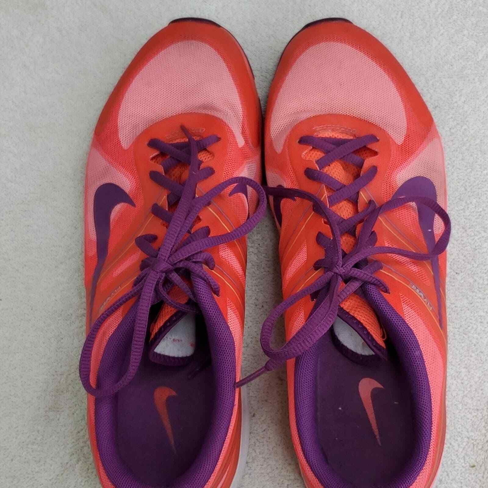 Nike running sneakers dual fusion flywire orange … - image 7
