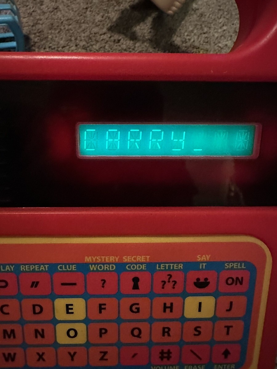 スピークアンドスペル Vintage Speak & Spell Texas Instruments 1978 1980 Electronic
