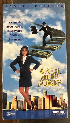 A Fool and His Money VHS Sealed 1994 Sandra Bullock Jonathan Penner - NEW!