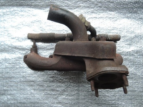 ALFA ROMEO 1978-79 Alfetta GT 1978-81 SPIDER Used Cast Iron EXHAUST MANIFOLD - Picture 6 of 18