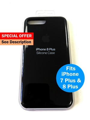 Original offizielle Apple Silikon Hülle Rückseite Abdeckung für iPhone 8 Plus/7 Plus 8+ 7+