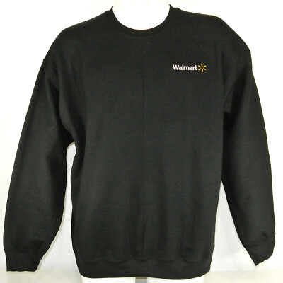 WALMART Associate Employee Uniform Sweatshirt Black Size XL NEW