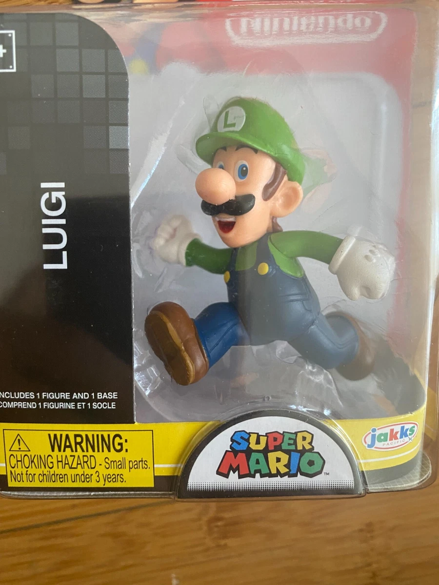 Bnib el Mundo De Nintendo Super Mario Running Luigi Jakks Juguete Figura Acción