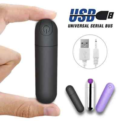 Mini Powerful Bullet Shape 10 Speed Vibrating Neck Body Massage Personal