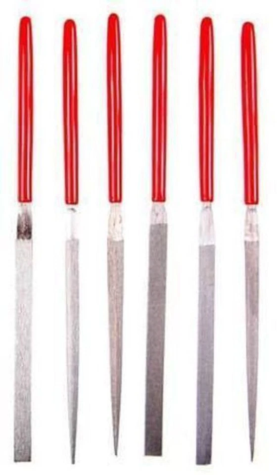 Eze-Lap Modèle 607C Gros Gravier Diamant Lime Ensemble de (6) Haut Qualité USA