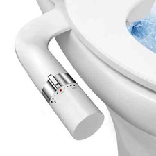 Bidet Attachment for Toilet, Ultra-Slim, Non Electric Dual Nozzle, Fresh Cold...