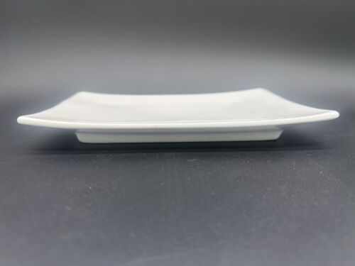 6 Maxwell & Williams WHITE BASICS Porcelain Salad/App Plates-Rectangle~EUC! - Picture 5 of 9
