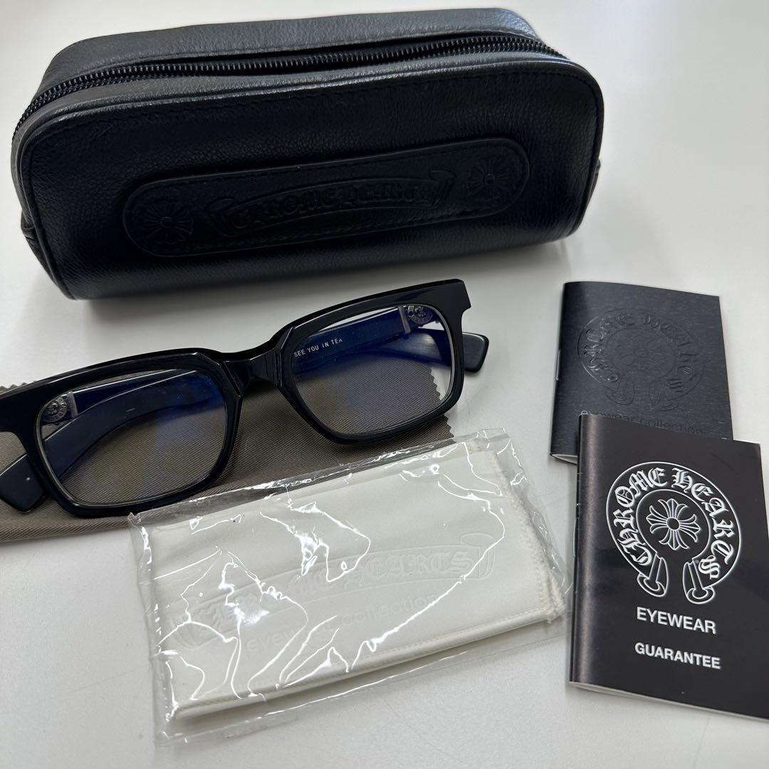 Chrome Hearts SEE YOU IN TEA Flare Temple Wellington glasses Chrome Hearts SEE YOU IN TEA Flare Temple Wellington glasses