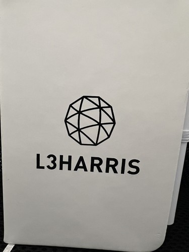 New L3 Harris Swag Employee Item Logo Small Planner Journal - Picture 2 of 17