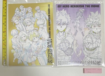My hero academia the movie two heroes rising book set animation anime boku no