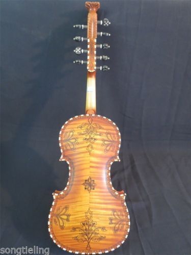 Raro violín noruego Hardanger, violín 4/4 de 9 cuerdas, sonido de concierto profesional - Imagen 6 de 12