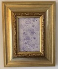 Vintage Ornate Decorative Wood Picture Frame Gold 4" x 6" Photo Size