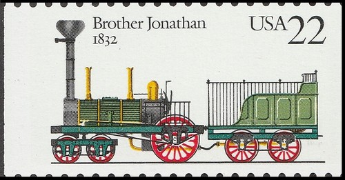 US 2362-2366 2366a BK163 Steam Locomotives 22c booklet 20 #2 MNH 1987 - Picture 5 of 8