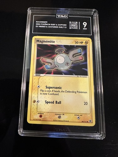 Magnemite graded TAG 9 for sale on eBay