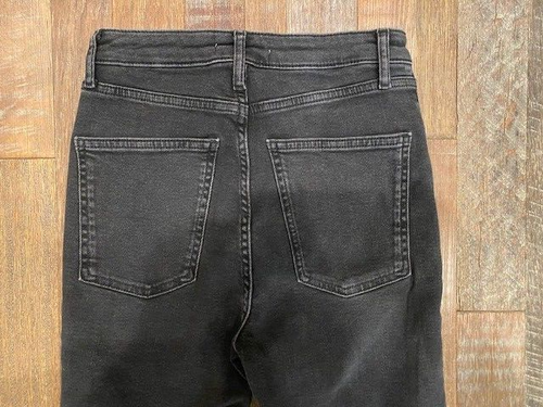 ZARA Women's Skinny Jeans Stretch Denim black medium wash size 4 - Picture 4 of 5