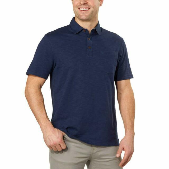 navy blue polo shirt