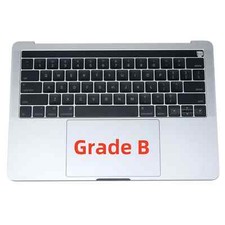 Top Case Palmrest Keyboard Touchpad Battery MacBook Pro A1706 Silver 2016 2017
