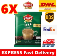 6X Moccona Trio Espresso Coffee Rich 3 in 1 Mixed Instant Powder FAST Express