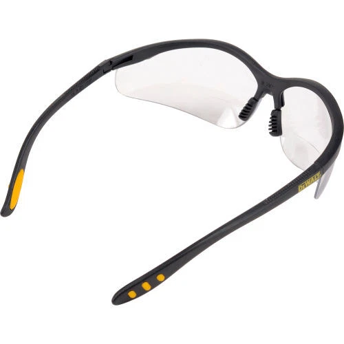 Бифокальные ПРОЗРАЧНЫЕ защитные очки для читателей мошенников DEWALT ANSI Z87 - Изображение 3 из 4