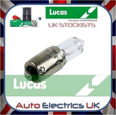 Lucas LLB433 BA9S MCC 12V 20W Halogen Standlicht Instrumententafel Glühbirne 