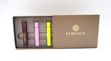 Versace Cristal Noir / Bright Cristal / Yellow Diamond Eau De Toilette Spray Set